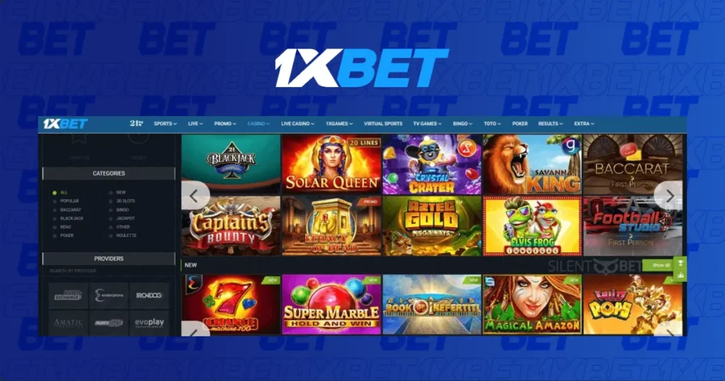 1xBet Casino Games