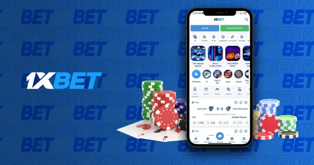 1xBet Japan のスポーツ賭博およびゲーム用モバイル アプリ