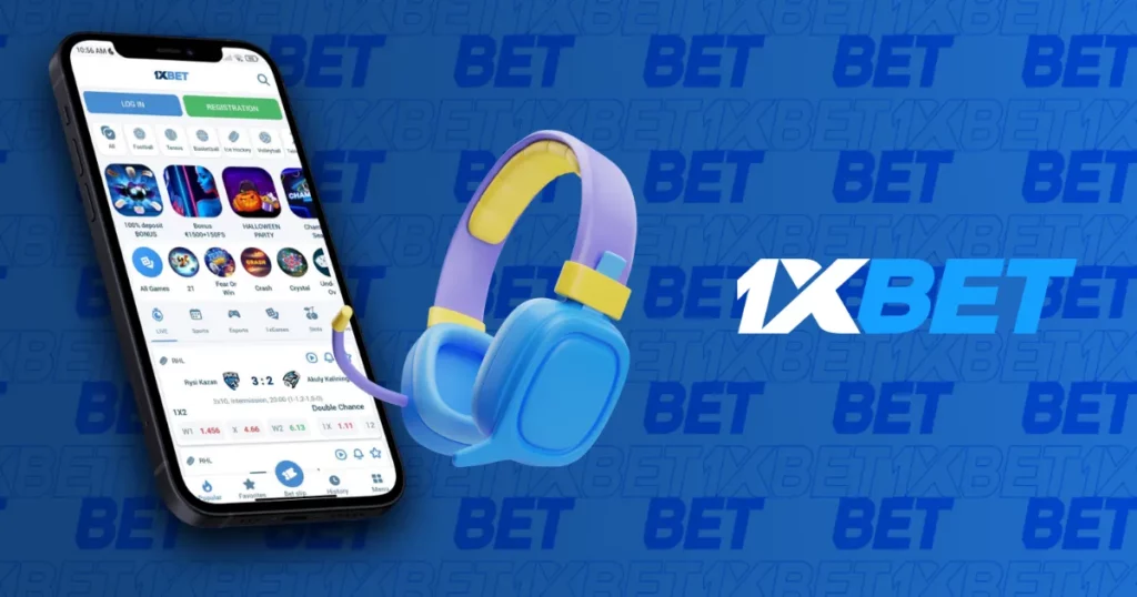 Customer support in mobile app from 1xBet Singapore
