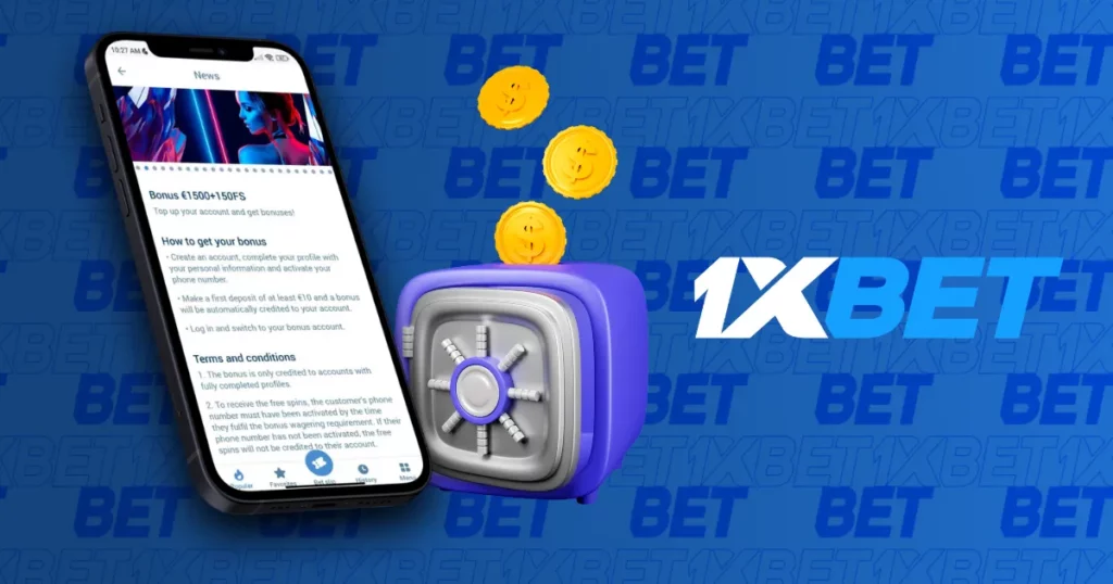 Bonuses and promotions in mobile app from 1xBet Malaysia