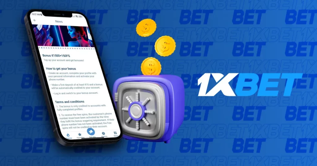 Bonus dan promosi dalam aplikasi mudah alih dari 1xBet Malaysia