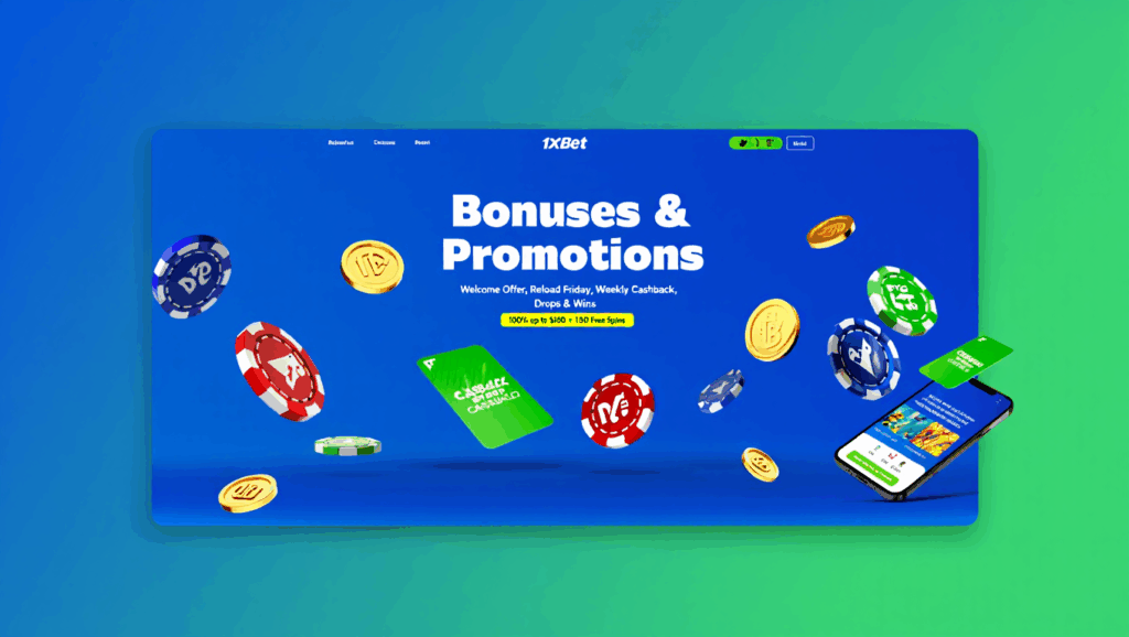 1xBet Casino Bonuses